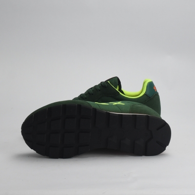 BASKET SUN68 TOM FLUO-37-VERDE SCURO