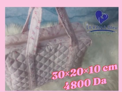 Sac à langer à fleurs 