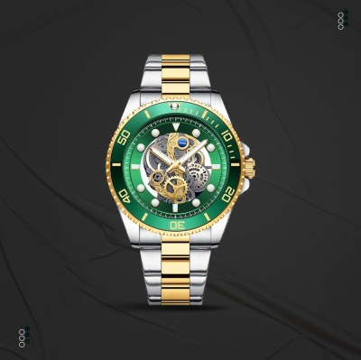Montre Homme BINBOND GREEN
