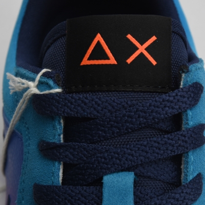 BASKET SUN68 JAKI SOLID 13 TURCHESE