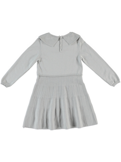 ROBE TRICOT COTON BIO TEAM GRIS