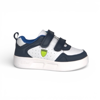 QILOO SHOES WHITE/NAVY/GREEN