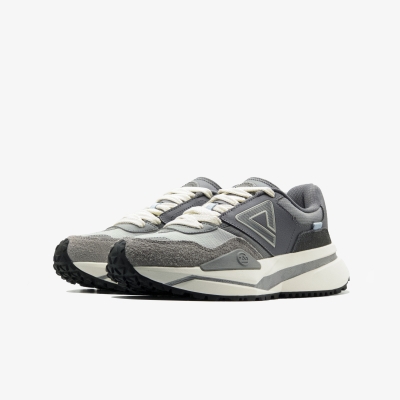 PEAK RETRO CASUAL SHOES GREY +