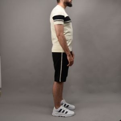 ENSEMBLE EAGLE BLANC CASSÉ NOIR