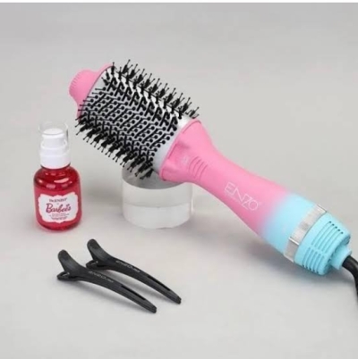 La nouvelle Brosse 1500w Barbie d’ENZO 🇮🇹 avec technologie ionique et nano TITANIUM en-752