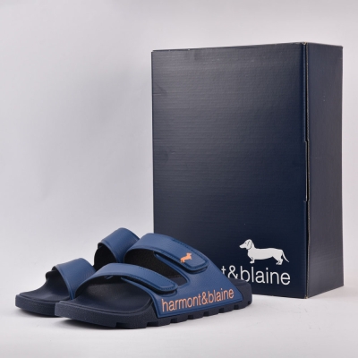 HARMONT AND BLAINE CIABATTA UOMO BLUBBER - LOGO AVIO - ARANCIO