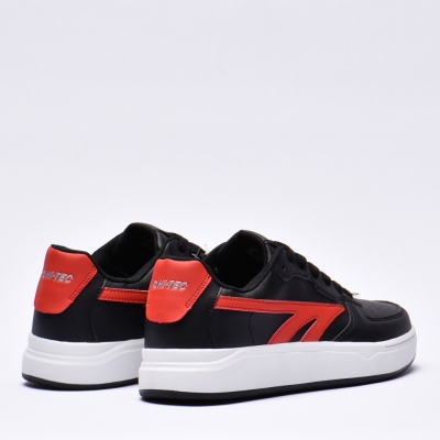 HI TEC VARSITY COURT BLACK RED