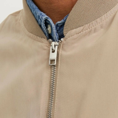 JACK & JONES BLOUSON AVIATEUR POUR HOMME - BEIGE