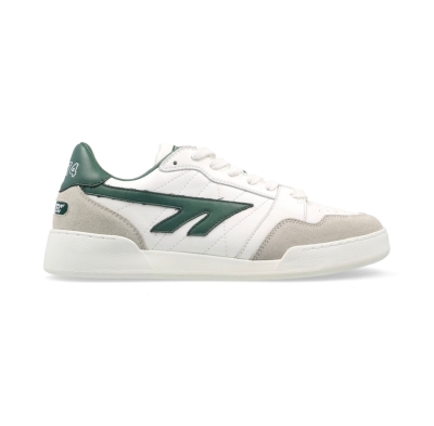 Delta Classic Leather White/Bottle Green