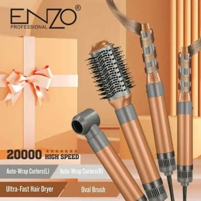 Brosse ENZO🇮🇹 4en1 DYSON supersonic Multifonctions Flexstyle EN-4131