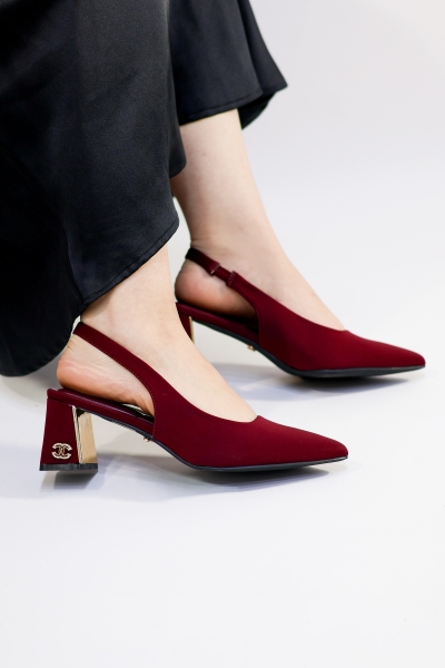 Escarpin Julia A-65 bordeau