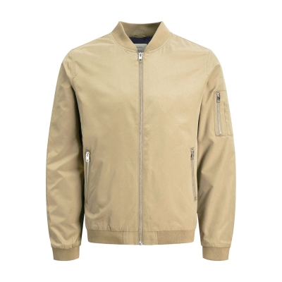 JACK & JONES BLOUSON AVIATEUR POUR HOMME - BEIGE