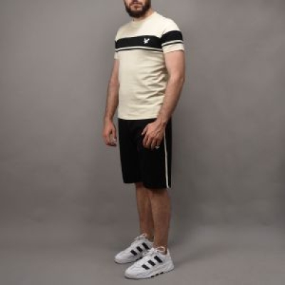 ENSEMBLE EAGLE BLANC CASSÉ NOIR