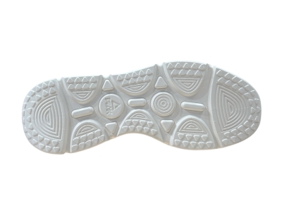 RETRO CASUAL SHOES White/Green