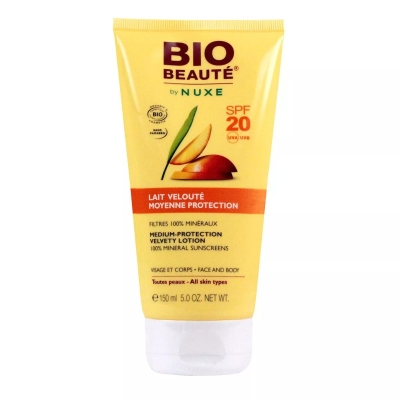 Nuxe Bio Lait Velouté Moyenne Protection SPF 20 – Visage et Corps 150ml