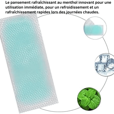 10 patchs de refroidissement pour bébé