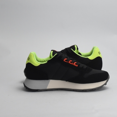BASKET SUN68 JAKI 2.0 FLUO 11 NERO