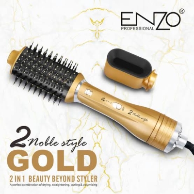 ENZO🇮🇹 New Arrival 2in1 interchangeable blow dryer hot air brush EN-751