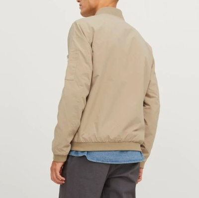 JACK & JONES BLOUSON AVIATEUR POUR HOMME - BEIGE