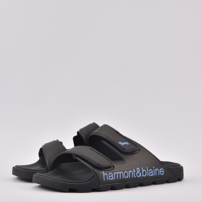 HARMONT AND BLAINE CIABATTA UOMO BLUBBER - LOGO NERO - AZZURRO