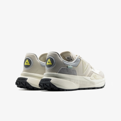PEAK RETRO CASUAL SHOES OFF WHITE KHAKI +