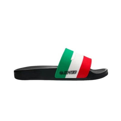 Core Slide Black Beauty-White-First Tee-Fiery Red