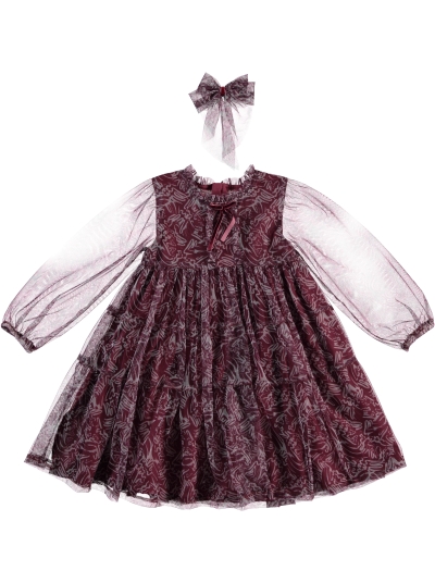 ROBE VIOLET D'ÉVÊQUE AVEC BARRETTE