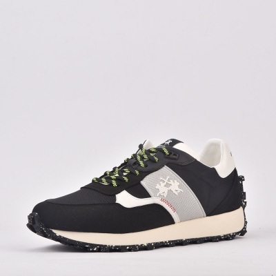  LA MARTINA SCARPA UOMO SUEDE ECO TEX NYLON ECO NERO