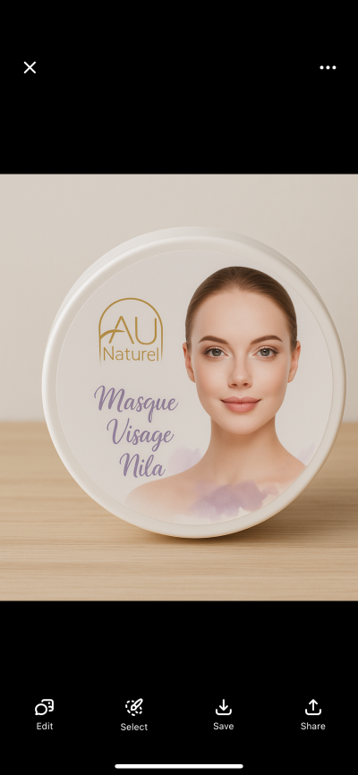 Masque visage au Nila bleu 