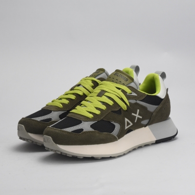 BASKET SUN68-JAKI-OUTDOOR-19-MILITAIRE