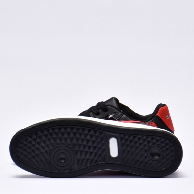 HI TEC VARSITY COURT BLACK RED