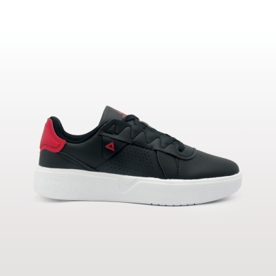 Peak Casual Shoes Black Red