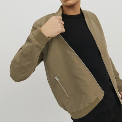 JACK & JONES BLOUSON AVIATEUR POUR HOMME - KAKI