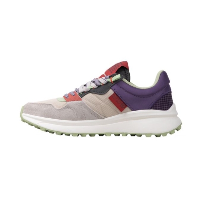 Fashion casual shoes Khaki/Purple