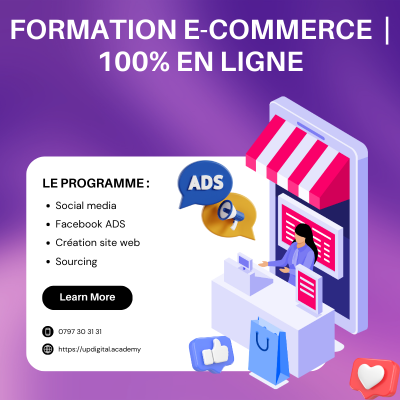 FORMATION E-COMMERCE 100% EN LIGNE