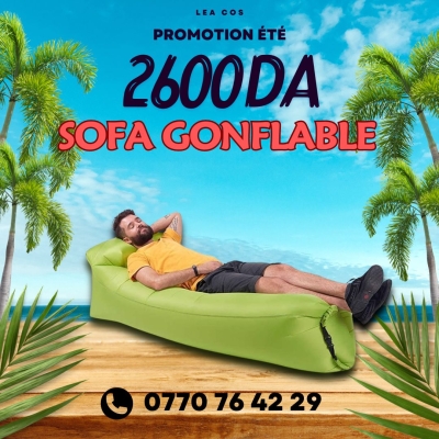 matelas gonflable, chaise longue, canapé portable idéal pour la plage, les voyages, pique-niques