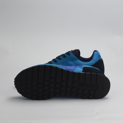 BASKET SUN68 JAKI SOLID 13 TURCHESE