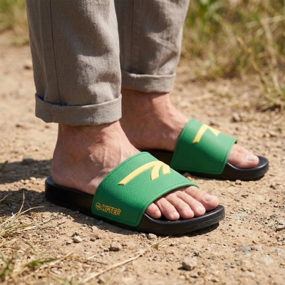 HI TEC CORE SLIDE BLACK BEAUTY/JELLY BEAN/SAMOAN SUN