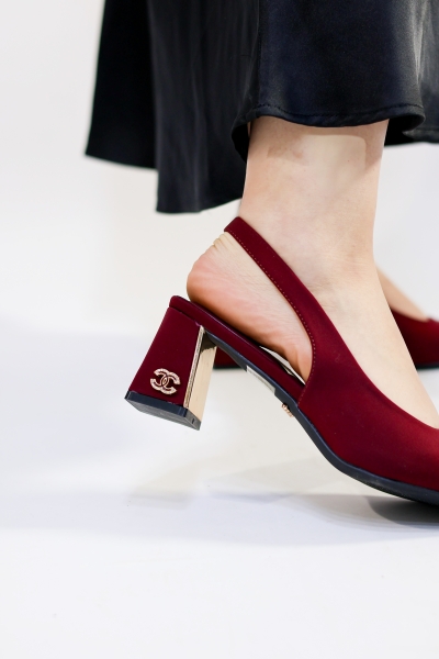 Escarpin Julia A-65 bordeau