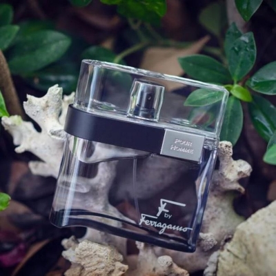 Salvatore Ferragamo Men\'s F Pour Homme Black EDT Spray 1 oz Fragrances 30ml