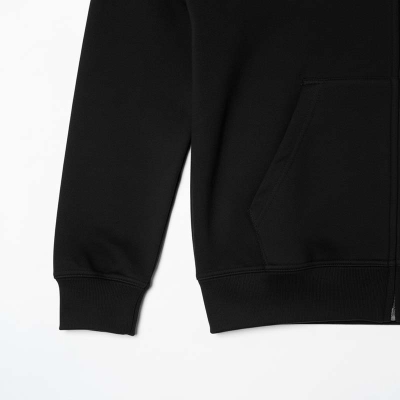 Sweat à capuche zippé homme NOIR