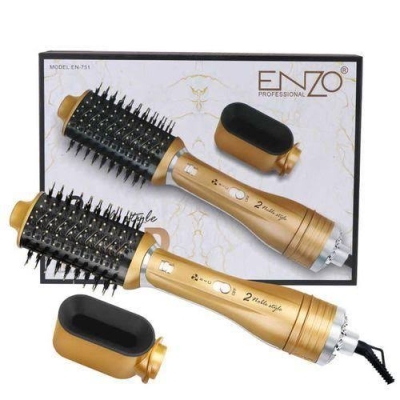 ENZO🇮🇹 New Arrival 2in1 interchangeable blow dryer hot air brush EN-751