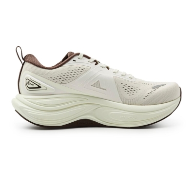 Peak Taichi Sports Shoes Canvas White/Brown