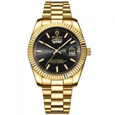 Montre Homme BINBOND Doré