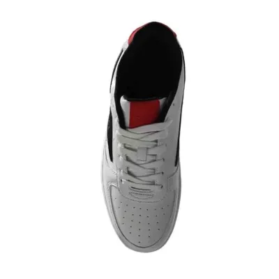 Varsity Court White-Black-Red