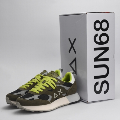 BASKET SUN68-JAKI-OUTDOOR-19-MILITAIRE