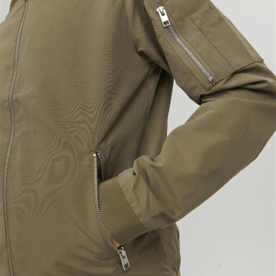 JACK & JONES BLOUSON AVIATEUR POUR HOMME - KAKI
