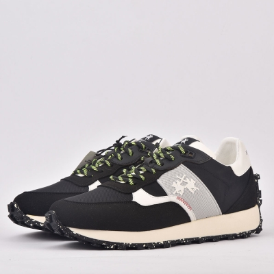  LA MARTINA SCARPA UOMO SUEDE ECO TEX NYLON ECO NERO
