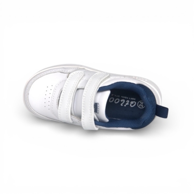 QILOO SHOES WHITE/NAVY