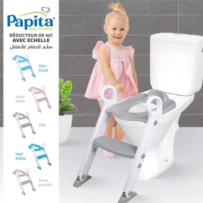 Réducteur de toilette avec poignées pour bébé        